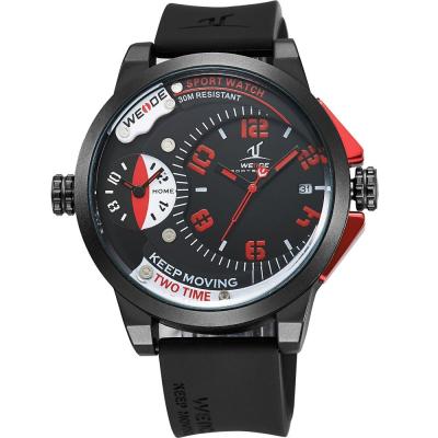 Weide Universe Series Dual Time Zone 30M Water Resistance - UV1501 - Red