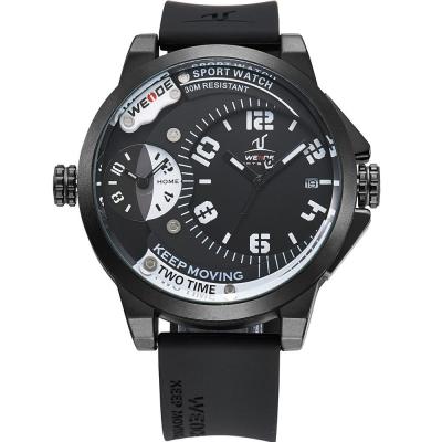 Weide Universe Series Dual Time Zone 30M Water Resistance - UV1501 - Black