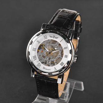 Winner U8018 Automatic Mechanical Watch Jam Tangan Otomatis-Mekanis White  