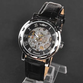 Winner U8018 Automatic Mechanical Watch - Jam Tangan Otomatis-Mekanis - Black  