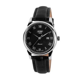 Woman's Classic Business Quartz Watch with Waterproof Calendar Waist Watch(Black)(INTL)  
