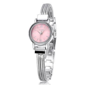 YAQIN Brand Watch Women Bracelet Watches Dress Fashion Casual Watch Quartz Luxury Wristwatch- Pink  