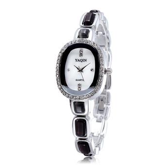 YAQIN Women Bracelet Watches Dress Watch Casual Quartz Wristwatches New Arrival-Black  