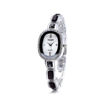 Yaqin Women's Black Stainless Steel Band Watch  