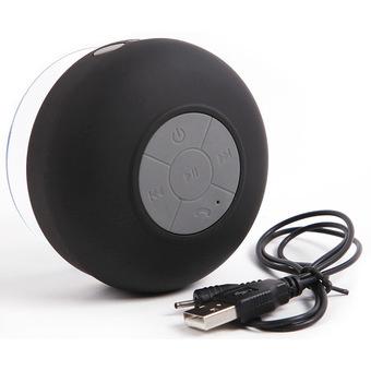 Yason Mini HIFI Waterproof Wireless Bluetooth Handsfree Mic Suction Car Speaker Free Shower (Black) (Intl)  