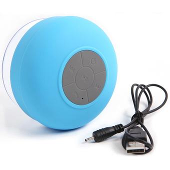 Yason Mini HIFI Waterproof Wireless Bluetooth Handsfree Mic Suction Car Speaker Free Shower (Blue) (Intl)  