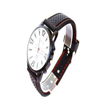 Yika Mens Army Sport Rubber Wrist Watch (White) (Intl)  