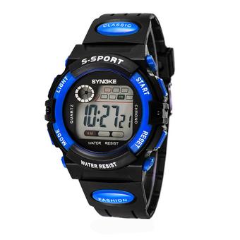 Yika SY Watch Sport Quartz Wrist Men Mens Analog Digital #S Waterproof Military (Blue) (Intl)  