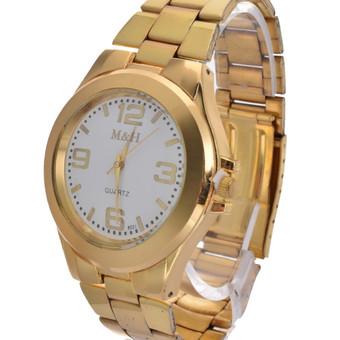 Yika Women's Watch Stainless Steel Analog Quartz Wrist Watches (Gold) (Intl)  