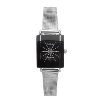 Yika luxury brand women men's watch Stainless Steel watch (Silver) (Intl)  