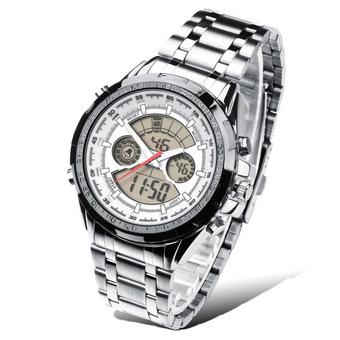 ZUNCLE Men Classical Digital Wristwatch Quartz Watch(White)  