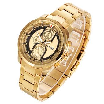 ZUNCLE Men Classical Europe Wristwatch Quartz Watch(Gold)  