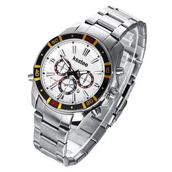 ZUNCLE Men Classical Wild Wristwatch Quartz Watch(White)  