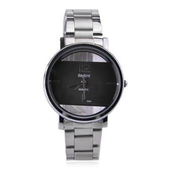 ZUNCLE Rectangle Style Stainless Steel Quartz Wrist Watch(Silver)  