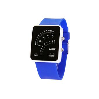 ZUNCLE SKMEI Couple Touch LED Fashion Watch (Blue)  