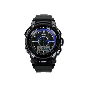 ZUNCLE SKMEI Dual Display Fashion Watch (Black)  