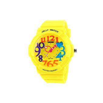 ZUNCLE SKMEI Female Wild Cool Sports Digital Watch (Yellow)  