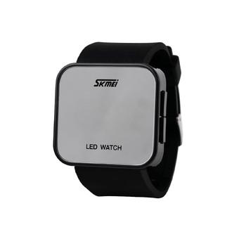 ZUNCLE SKMEI LED Mirror Cool Couple Lover's Fashion Wristwatch (Black)  
