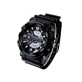 ZUNCLE SKMEI Male Waterproof LED Light Fashion Watch (Black)  
