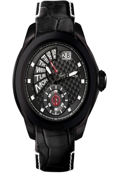 guy laroche swiss made GL 6282LD-01 - jam tangan pria- black