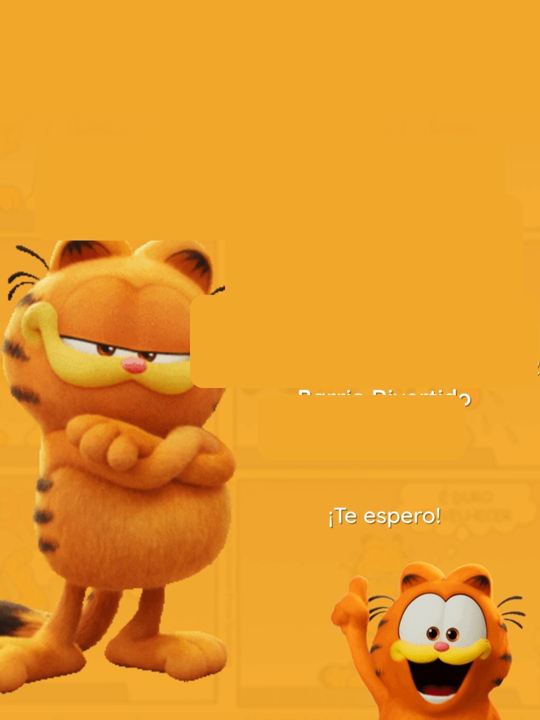 Tarjeta animada de Garfield